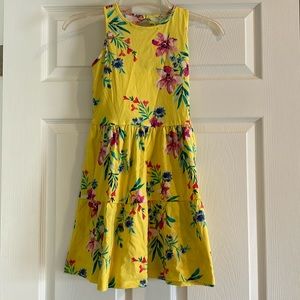 NWT, Rumi + Ryder, girls, cotton tier tank dress, open back, back button